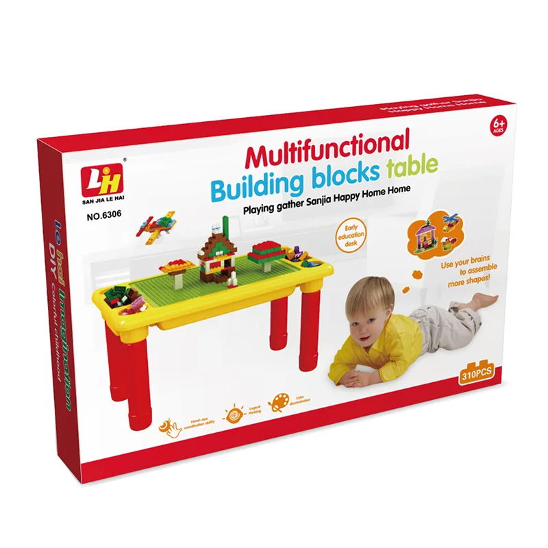 Для детского рукоделия в детском саду, Обучающие пластиковые блоки игрушки детей интернет-магазины стол строительные блоки