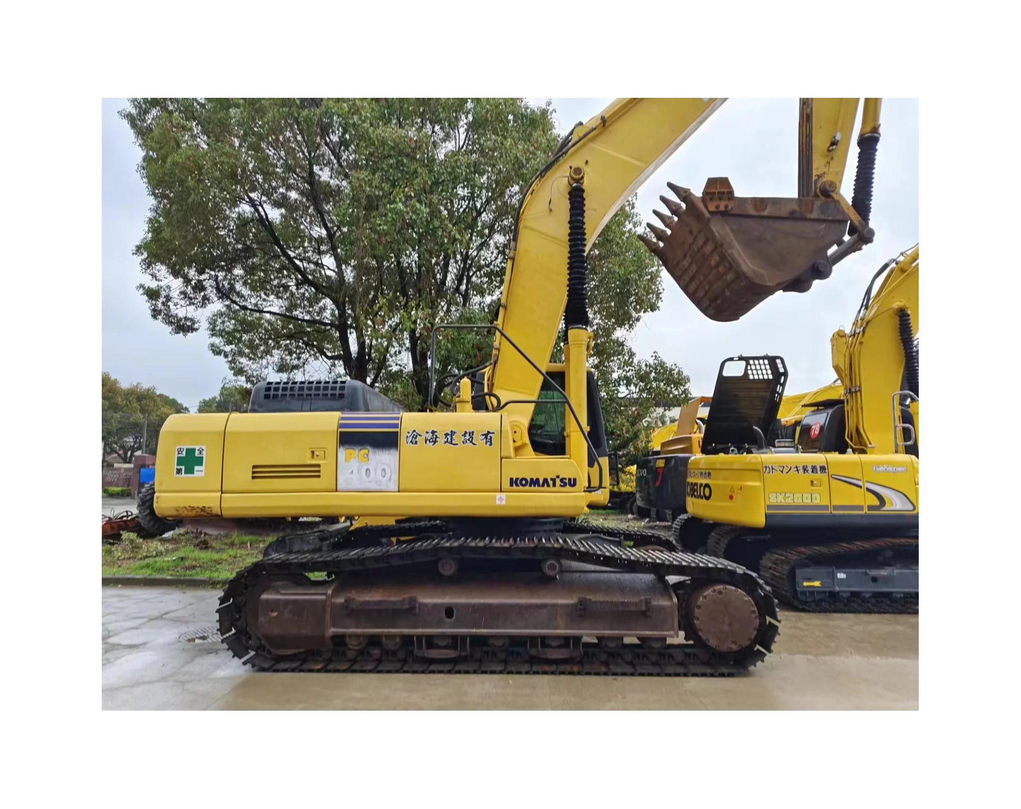 Ready to Ship 21 Ton Used Japanese Komatsu Excavator PC400-7 for Sale Second Hand Heavy Mining
