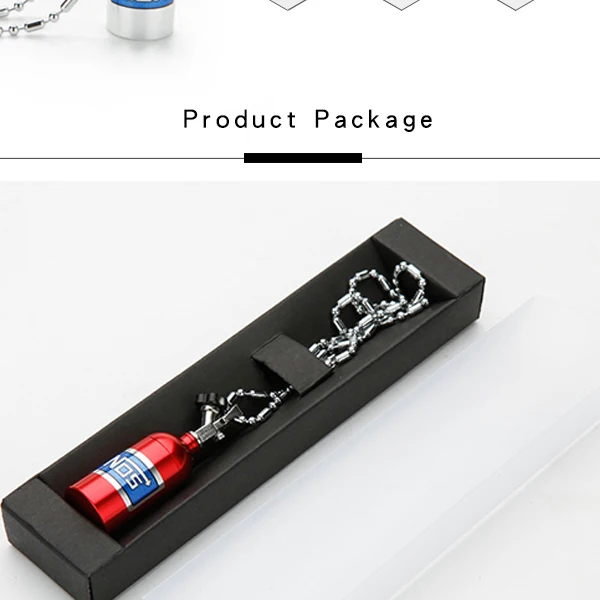 Creative aluminum alloy  NOS  nitrogen bottle  rearview mirror  pendant  for  car  air  freshener hanging perfume diffuser