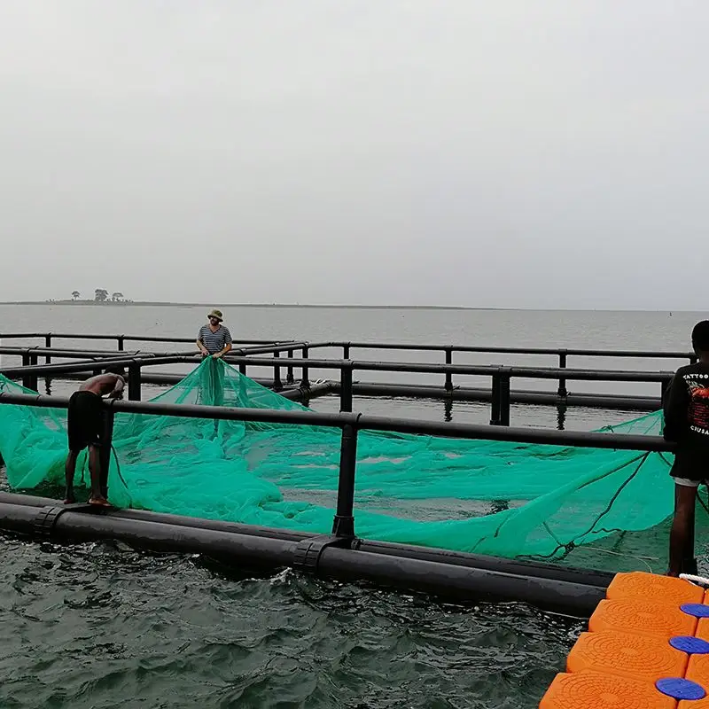 Клетка для рыбы/пластиковый понтон/плавающая аквакультуры рыбалки