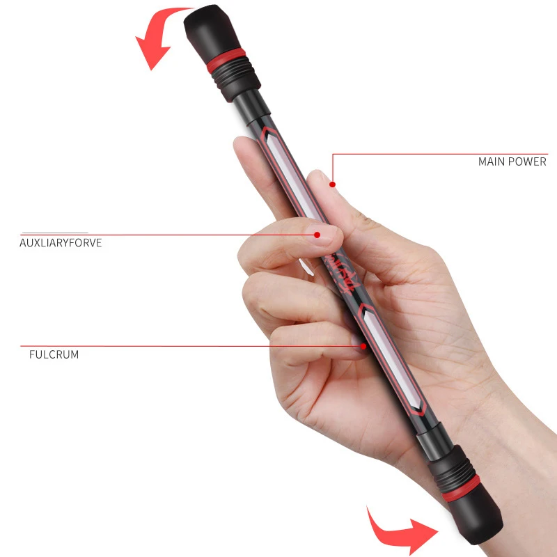 Kids Students Adults Reduce Pressure Toy creative stationery  relaxing  0.5mm black  spinning gel pen