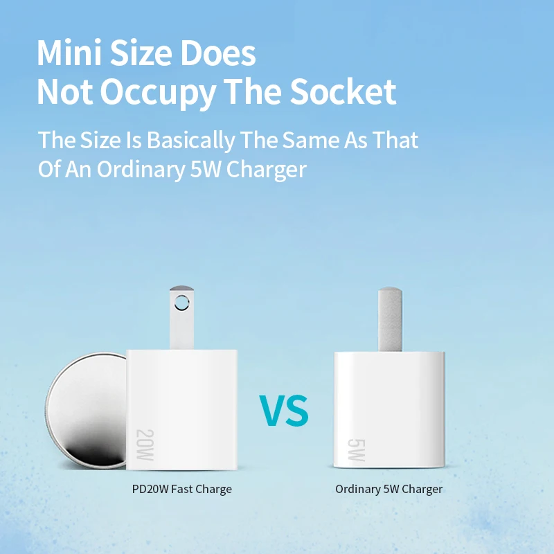 Original Quality 20W Type C Mobile Phones Charger Universal USB Charging Head For Cell Phone