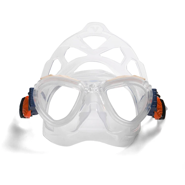 2021 PC frame silicone ear antifog diving mask