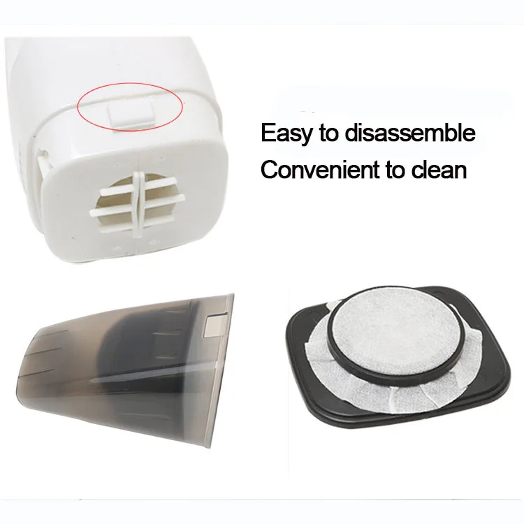 Портативный автомобильный мини-пылесос для сухой и влажной уборки, 12 В постоянного тока