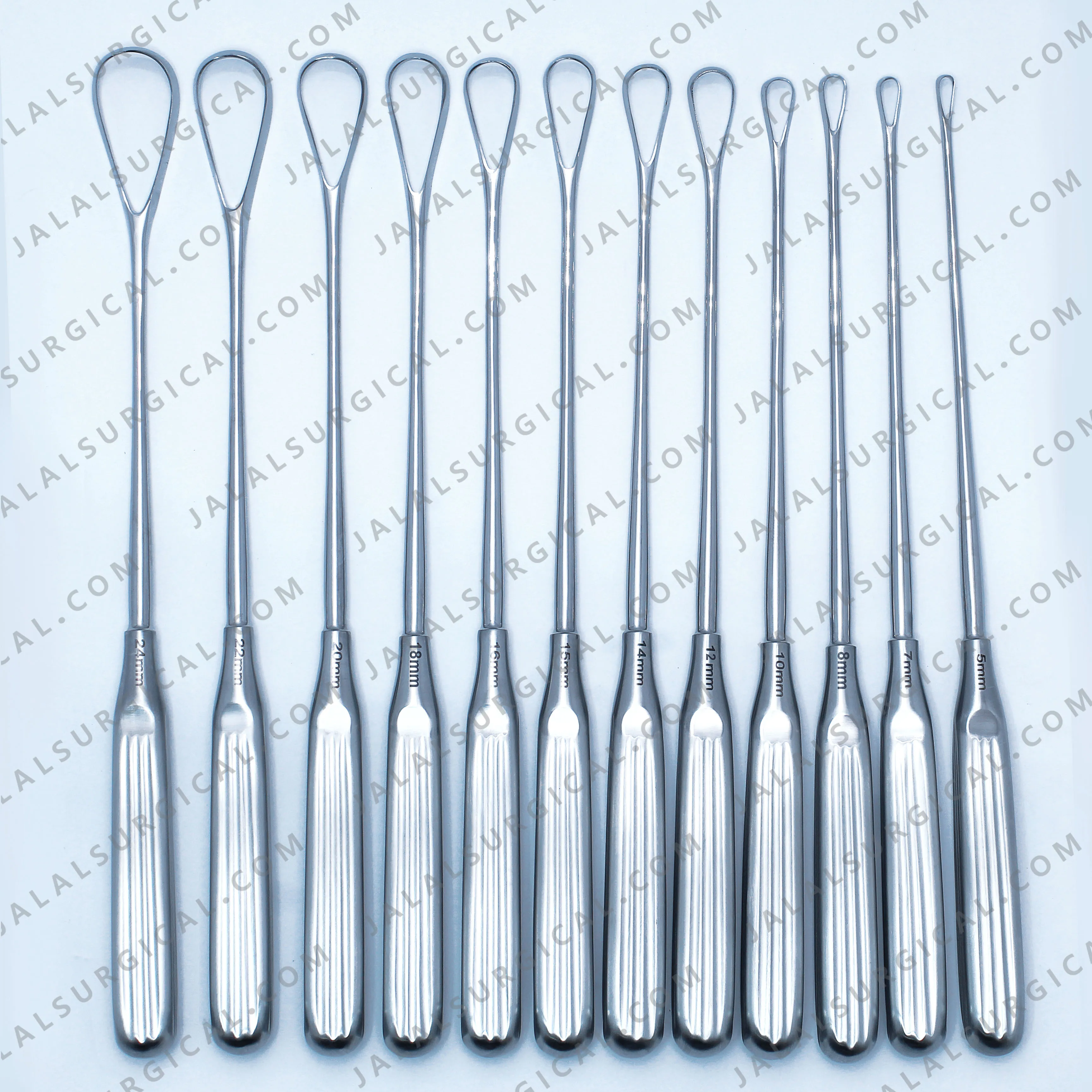 12 pcs sims uterine curette set Gynecological and Obstetrics instruments