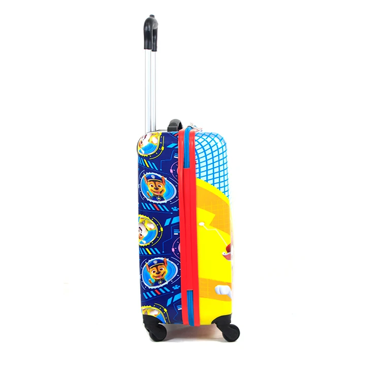 New Custom Made Design Practical ABS Children Travel Luggage Bag Trolley 18 Inch Cartoon Character Kid Suitcase Luggage