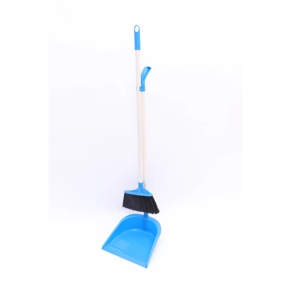 
AOYI 1088 household plastic long handle broom and dustpan set 