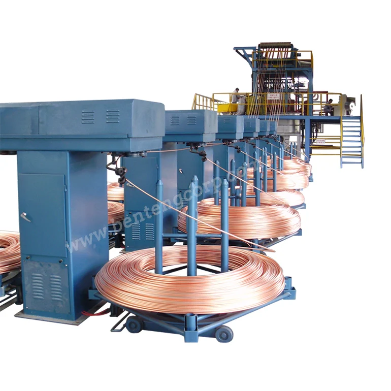 copper wire rod casting machine copper scrap continuous  casting equipment