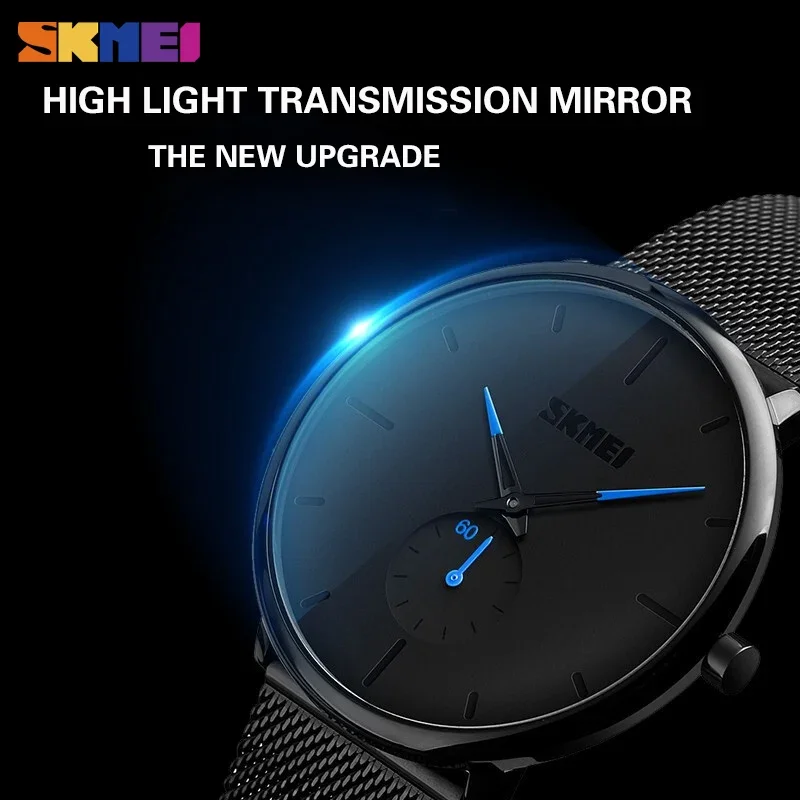 SKMEI 9185 Big Dial Display 30M Waterproof  Mens Style Hand Watch 2023 Relojes Sport Digital Wristwatches Smart Quartz Watch