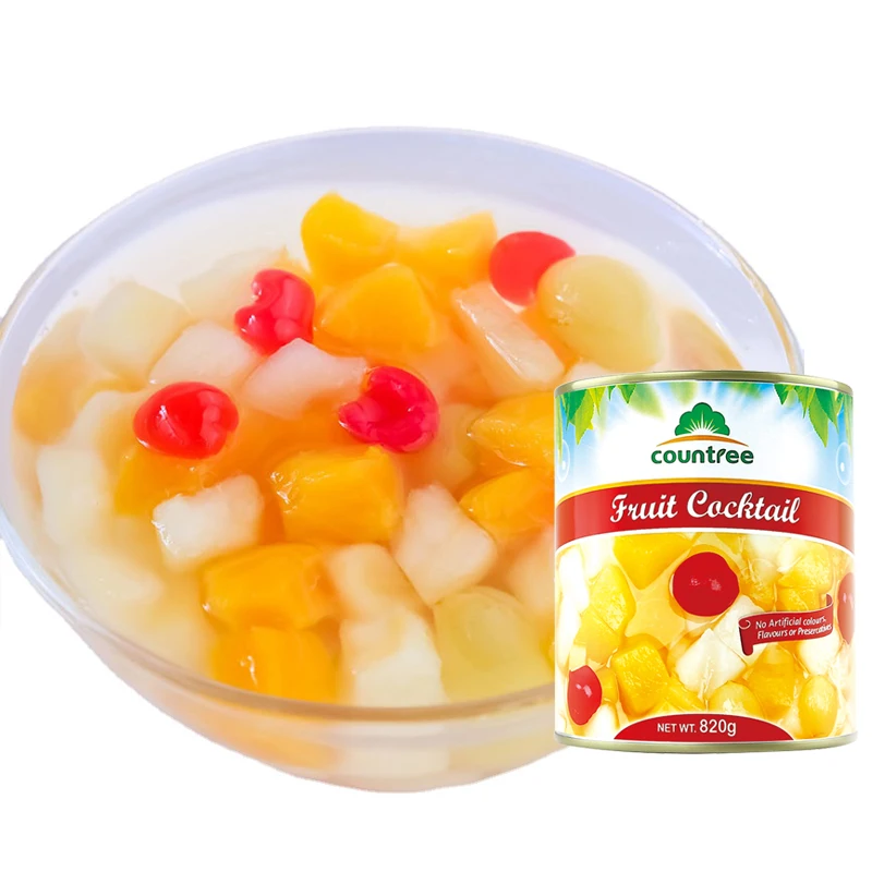Gold Supplier Mixed Fruit Can Fruit Cocktail Canned Food With Good Quality