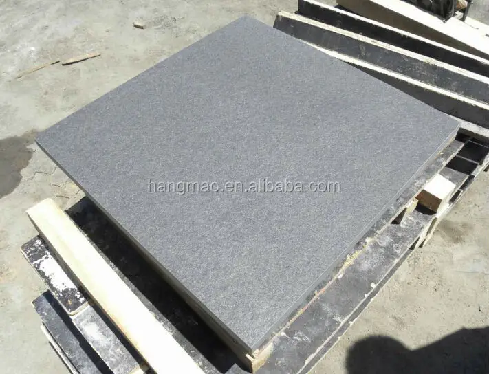 3cm 18mm Thick China Shanxi Black Slab Natural Granite Stone
