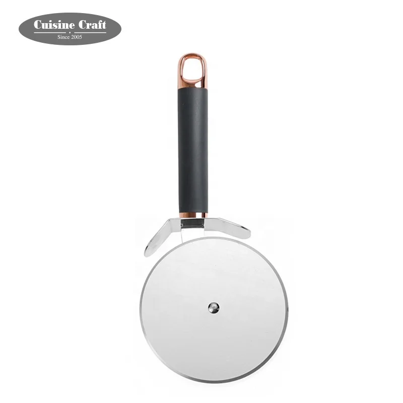Amazon Hot selling Custom Stainless steel pizza cutter wheel with fantastic smooth  grip