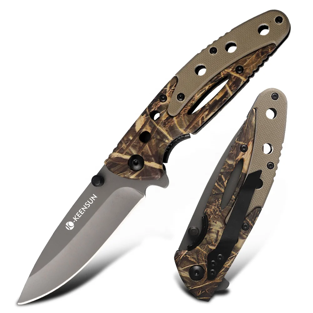 Оптовая продажа на заказ круто выглядящие складные Чехлы для ножей охотничий складной походный карманный нож для продажи