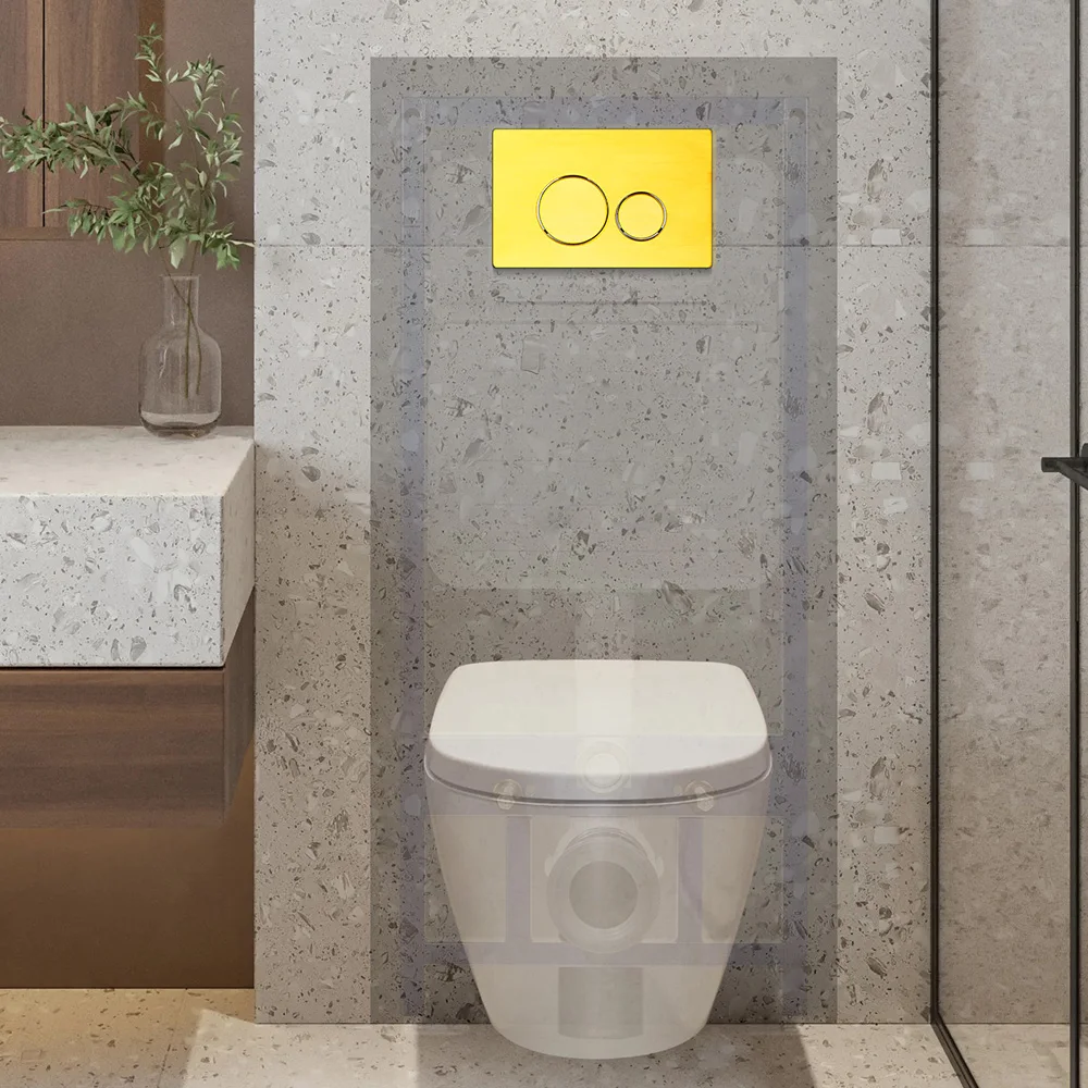 Smart Toilet Water Tank Wall Mounted Cistern Types Wc Toilet In Wall Hidden Concealed Cistern