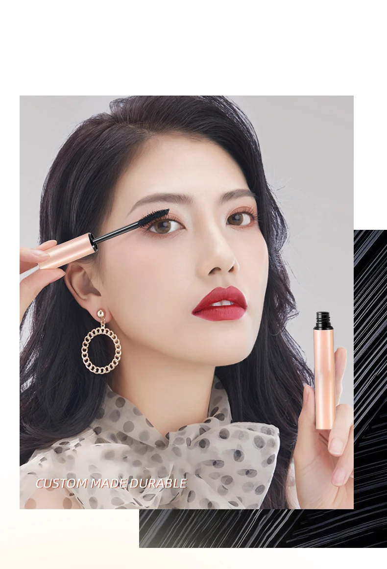 Waterproof Mascara Mascara Volumizing Rich Black Three-dimensional Curling Natural Mascara