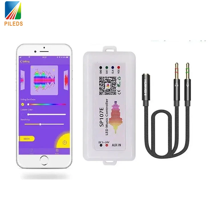 SPI SP105E SP107E SP110E LED Pixel Music Controller SP108E Wifi Bluetooth Controller