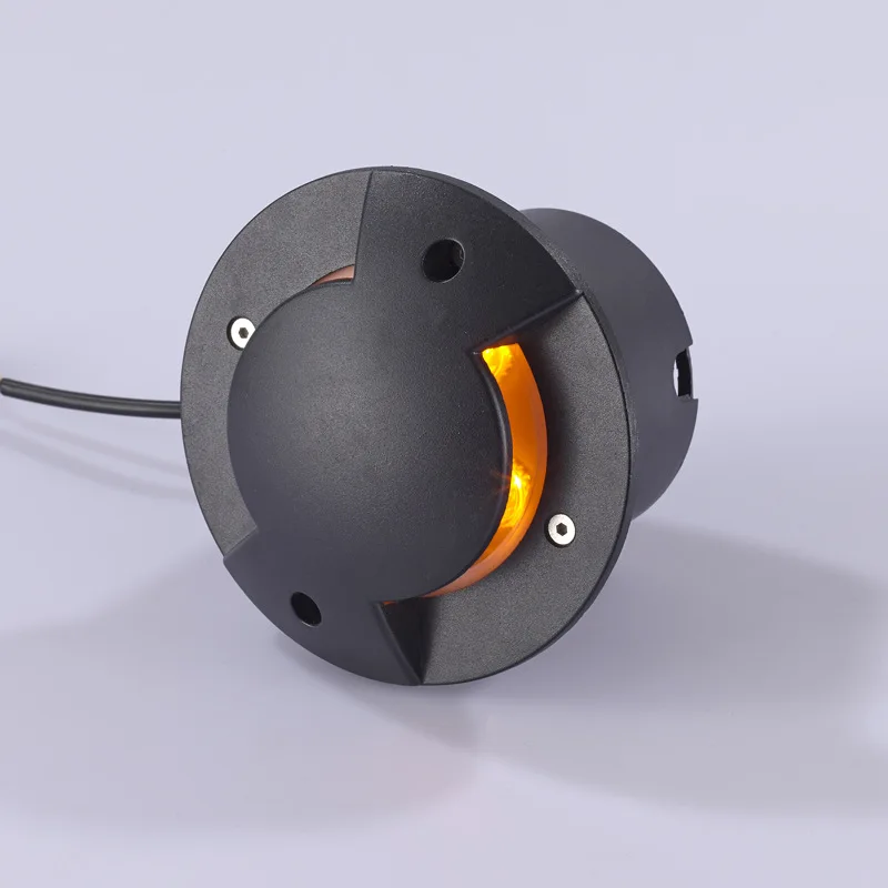 Four Side LED Buried Lamps Waterproof Underground Light 3000K 6W Inground Floor Deck Garden Yard Lighting