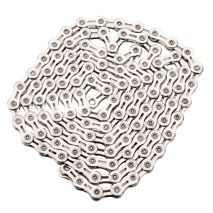 Mountain Bike 8/9/10 Speed Bicycle Chain 116 link Bicycle Cycling Stainless Steel Chain for MTB Mountain Bike