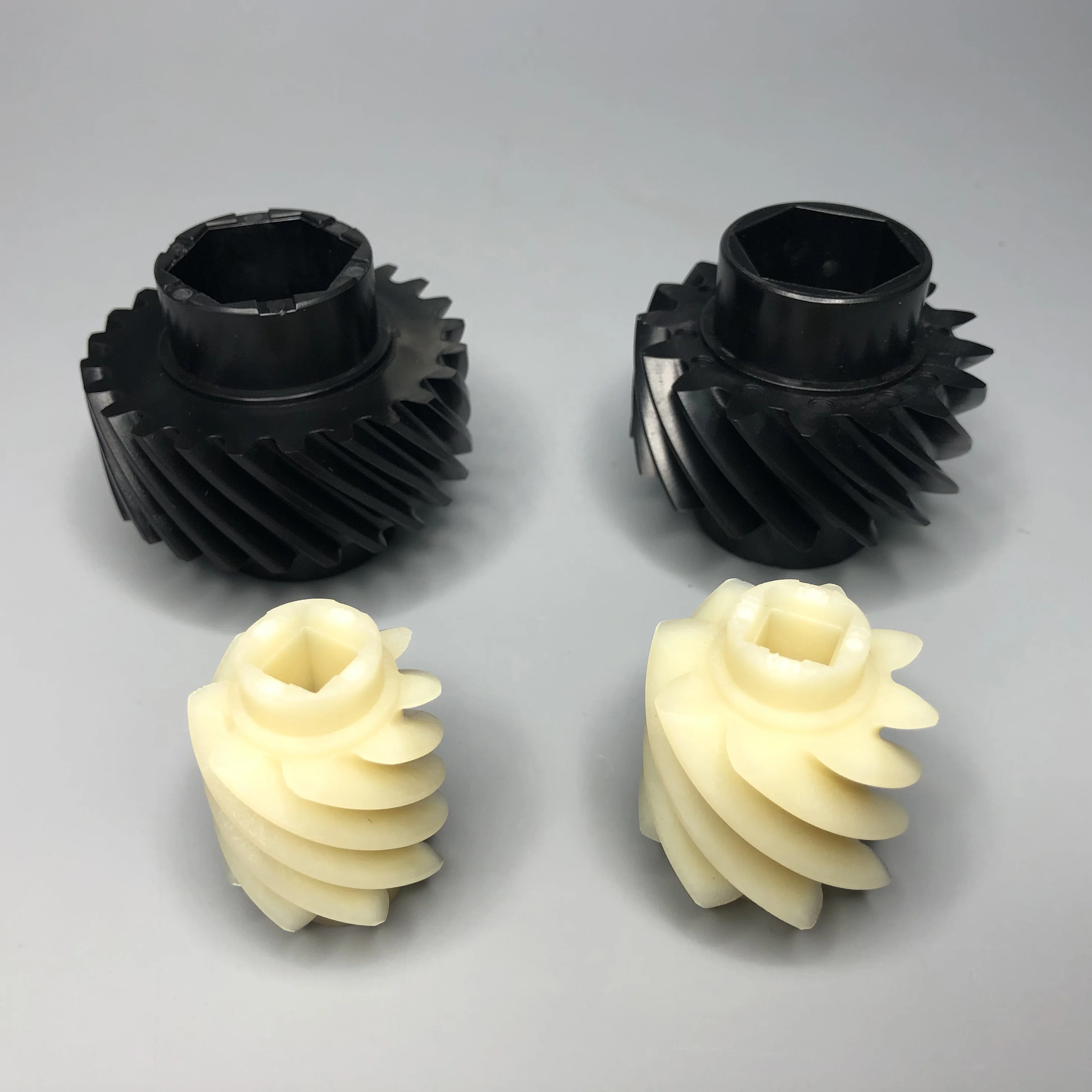 Helical gear driving machining plastic gears plastic UHMWPE high wear resistant