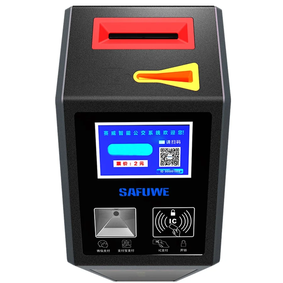 Best Sale Light metal Fare Boxes Conin Recognition Function Bus Fare Box For All City Bus