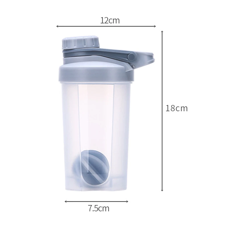 Custom 500ml Unisex Multi Colors Pink Plastic Protein Shakers Bottle With