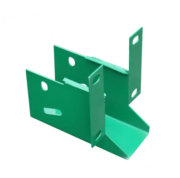 Metal Highway Guardrail Customized F Spacer Block for Square Post Crash Barrier System