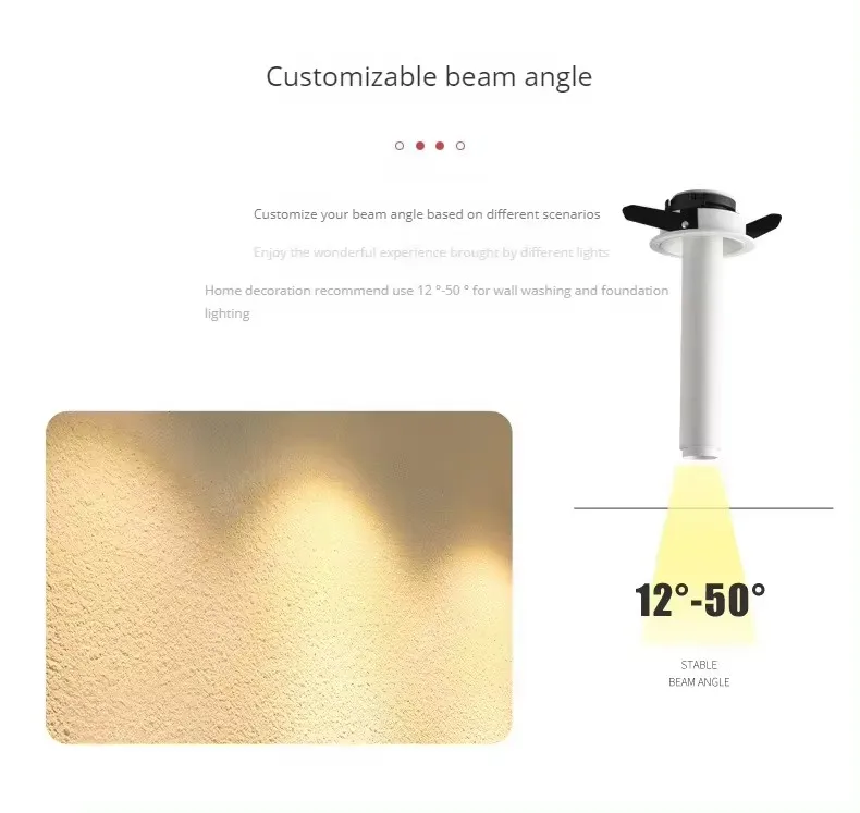 Living Room 7W Follow Anti Glare Spot Light Frame Long Tube Decorative Led Light Spot Led Ceiling Recessed Spot Lights
