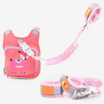 Kid child anti-lost band baby safety harness anti lost strap wrist leash walking