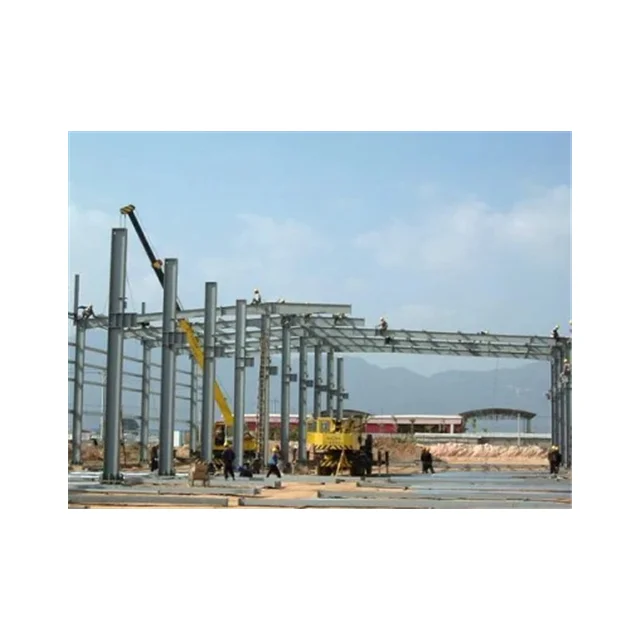 Fireproof Steel Structure Designed easy install prefabricated cattle farming barn cow hangar shed steel structure