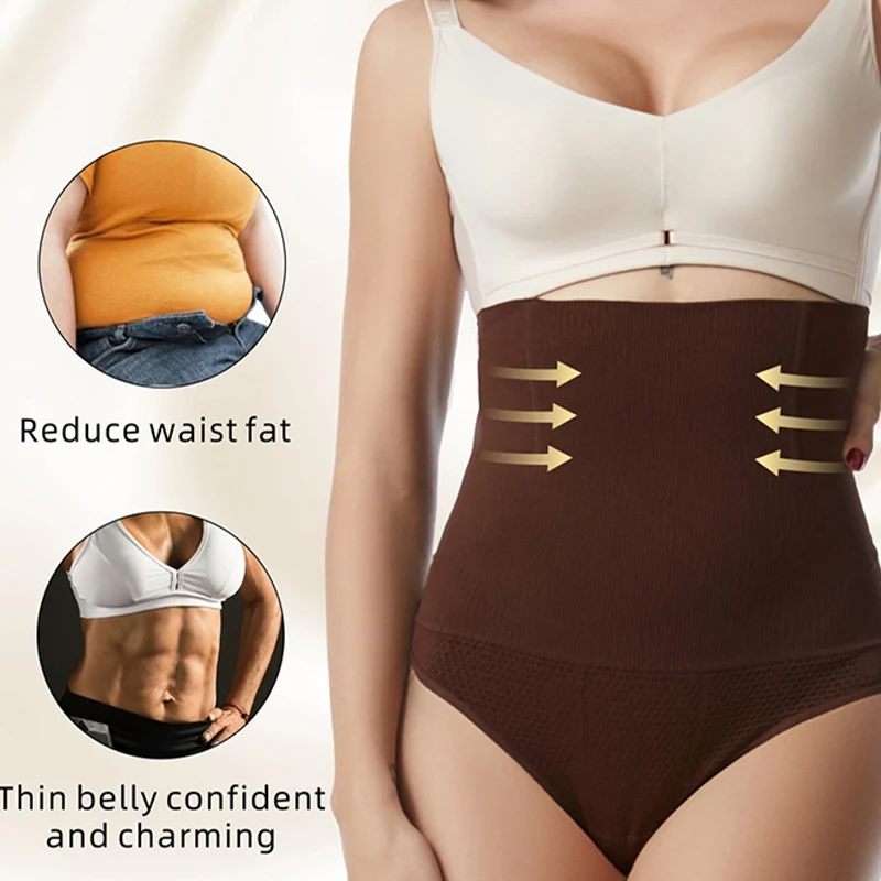 Women Butt Lifter Shapewear High Waist Tummy Slimmer Thong Panty Seamless Body Shaper Shorts