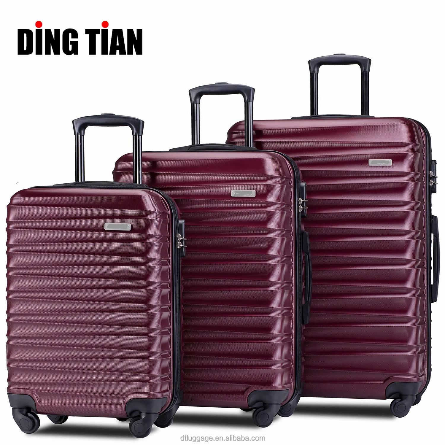 Valiz Custom ABS Trolley Suitcase Luggage Set 3 PCS Hard Case with Spinner Caster Factory Direct Cheap Maletas De Viaje