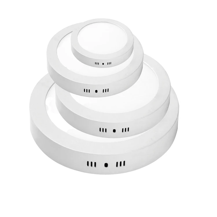 Ctorch Wholesale Commercial Round Surface Mounted Led Ceiling Panel Light 6w 12w 18w 24w
