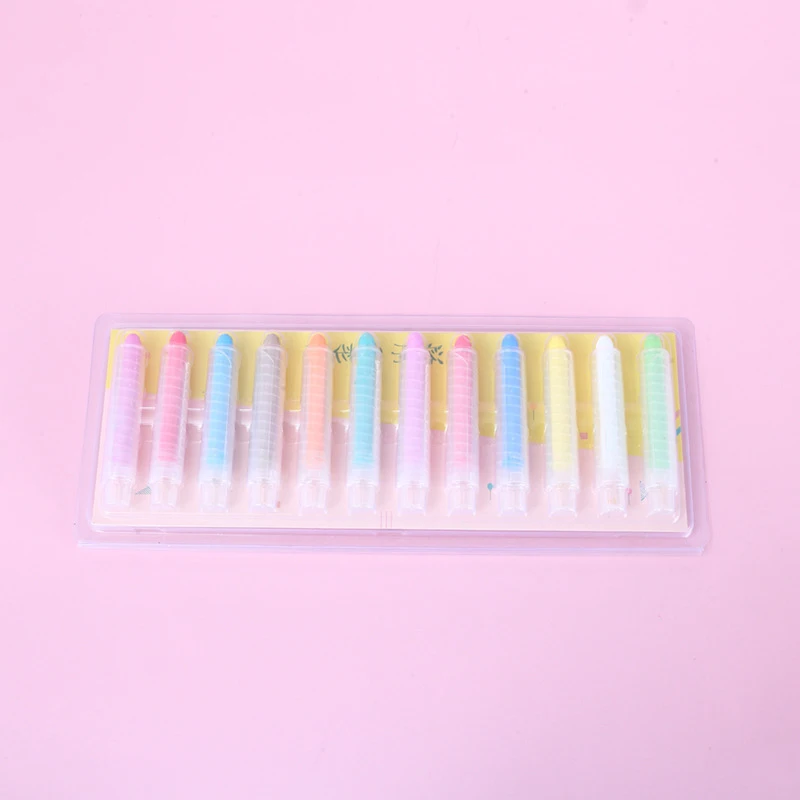 Cheap Colorful Water-soluble Dustless Chalks With Chalk Holder Drawing Chalks For Kids