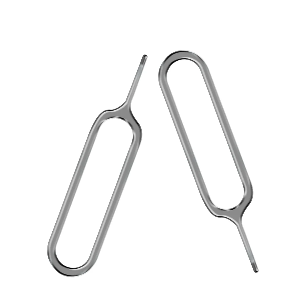 Metal Sim Card Tray Pin Removal Tool Needle For Iphone Samsung