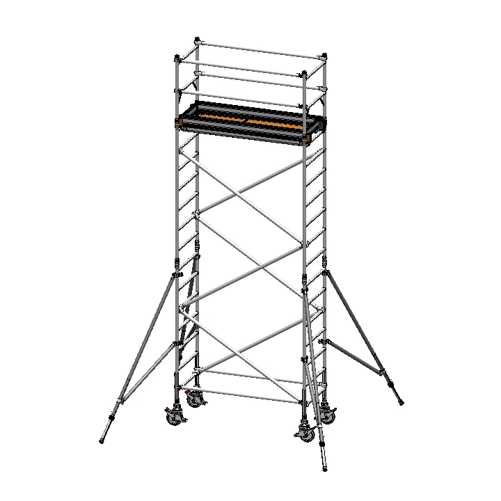 High Quality Professional 2m echafaudage aluminum rolling scaffold tower for outdoor