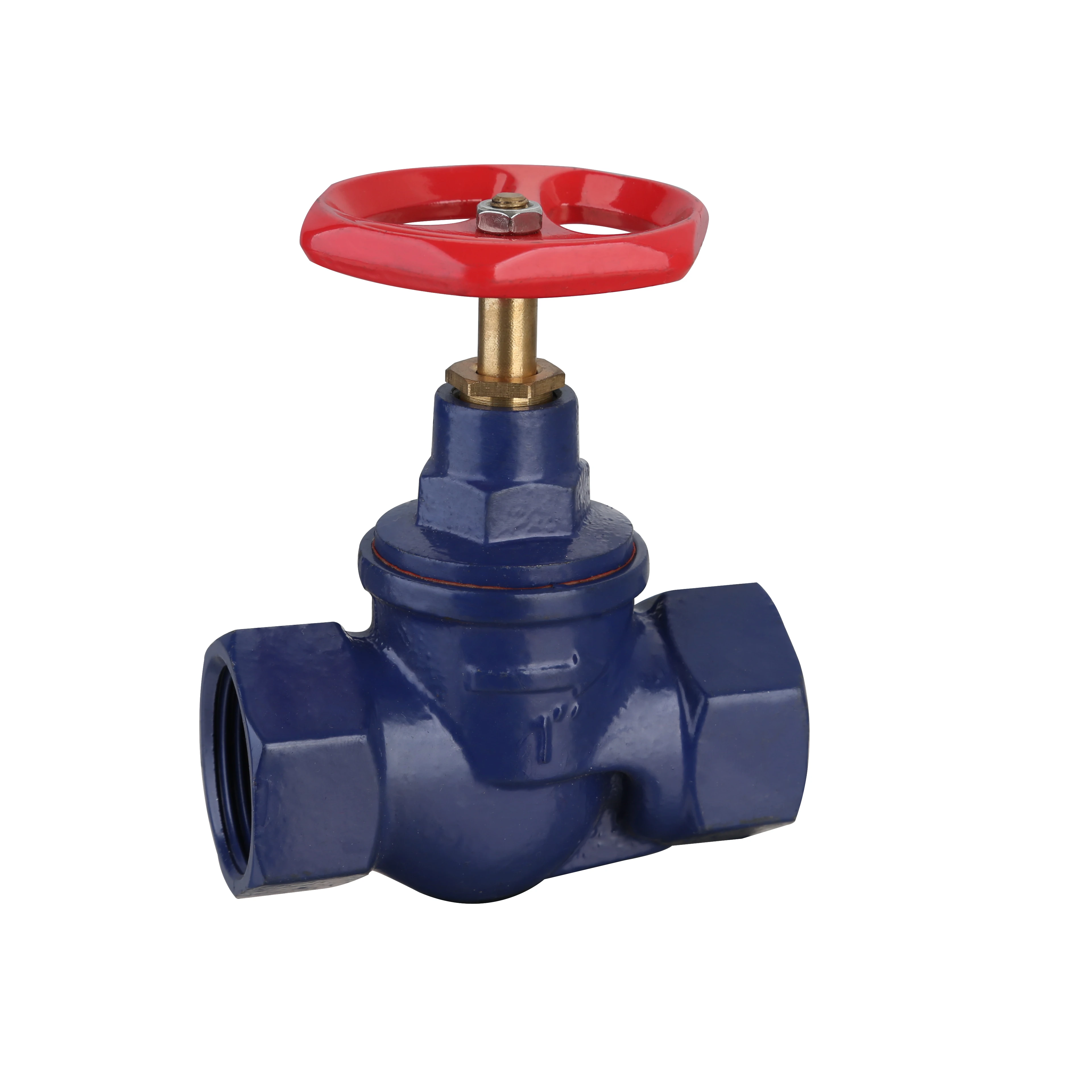 2024 cast iron globe valve female threaded rotary globe valve for water pipes fuel water gas flow control air switches