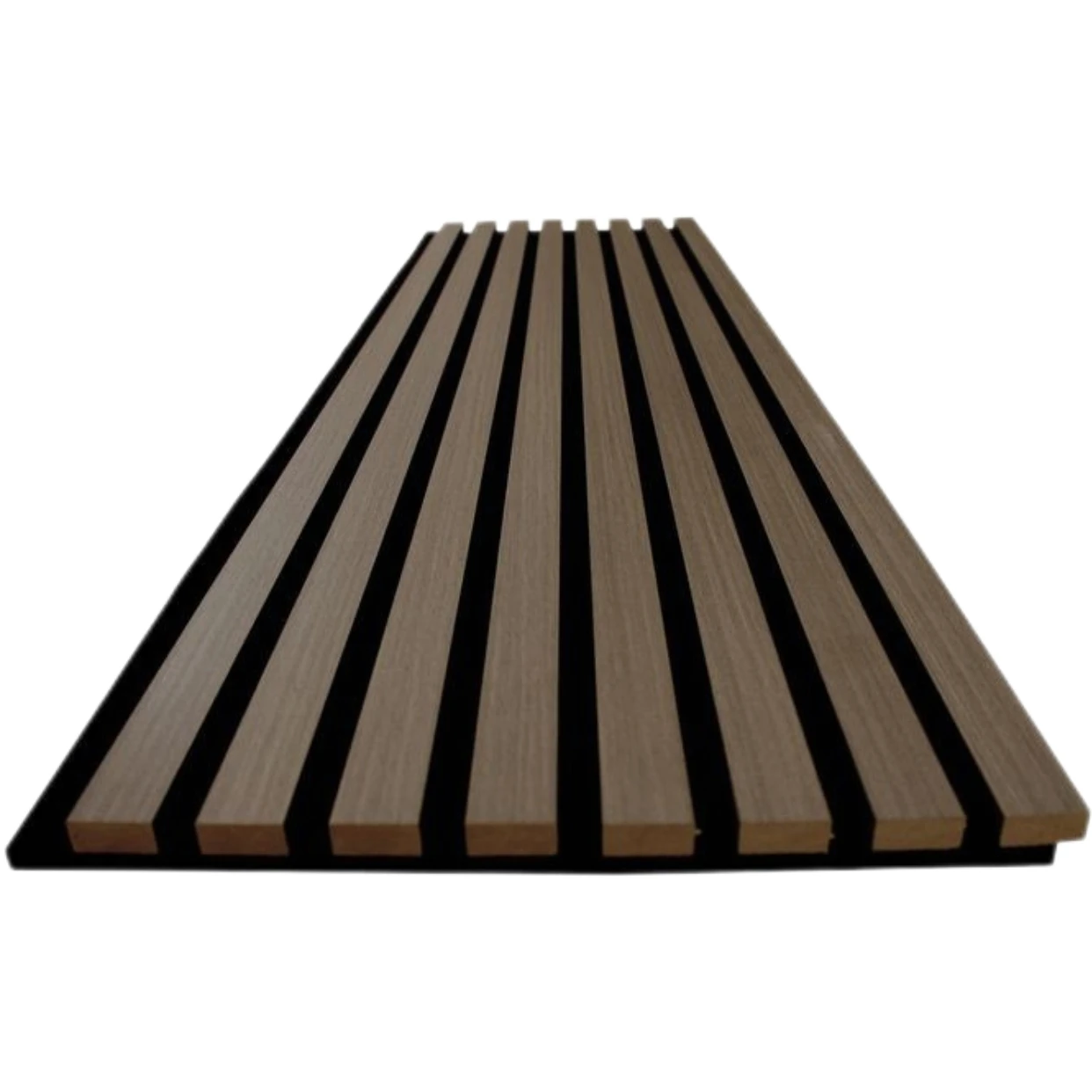 Eco-friendly Akupanel MDF Natural Oak Wood Veneer Pet Felt Noise Insulation Soundproof Slat Wood Acoustic Panels for Ceiling