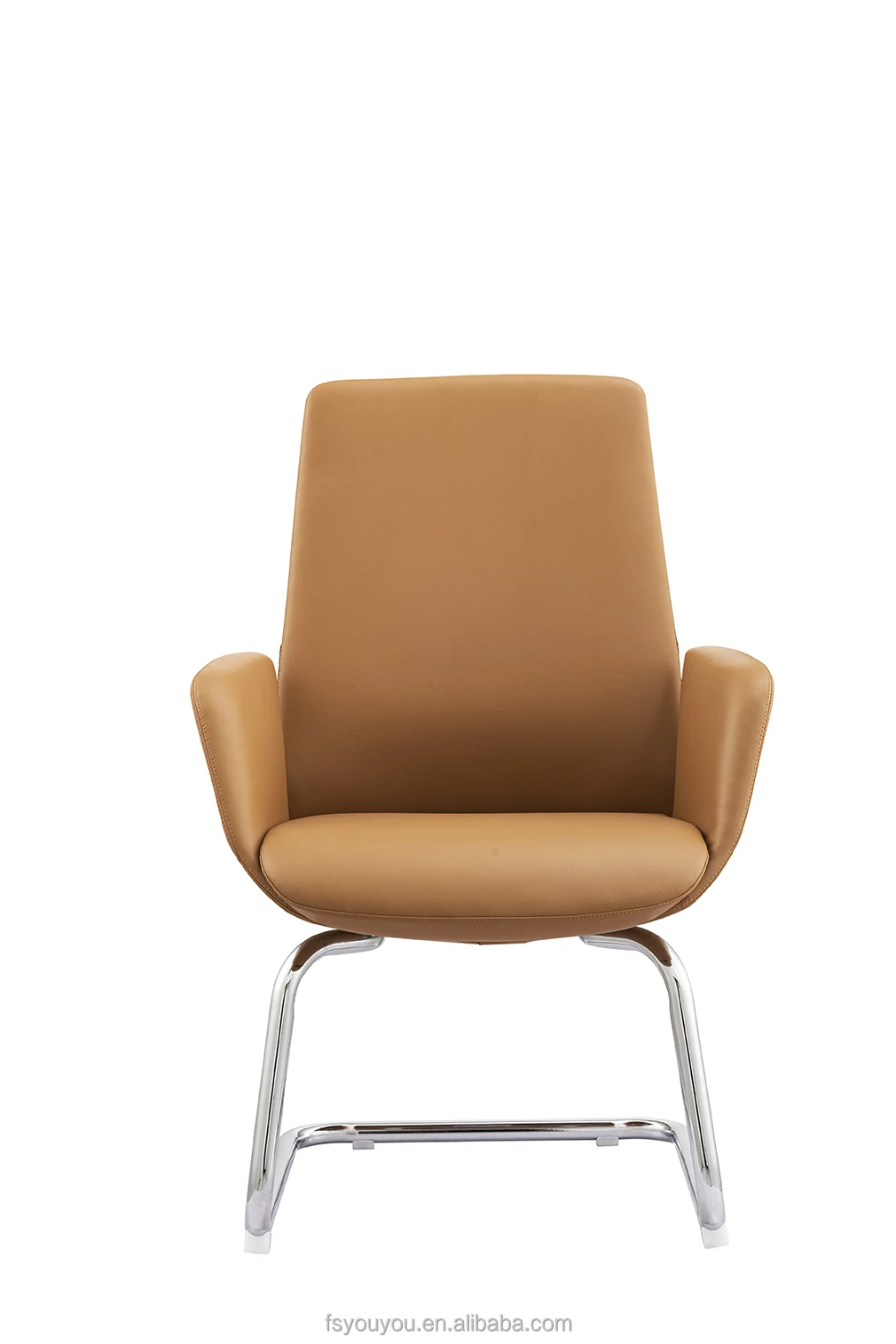 Luxury Middle Back Meeting Chairs Executive Room Visitor Chairs Pu Leather Office Conference Chairs