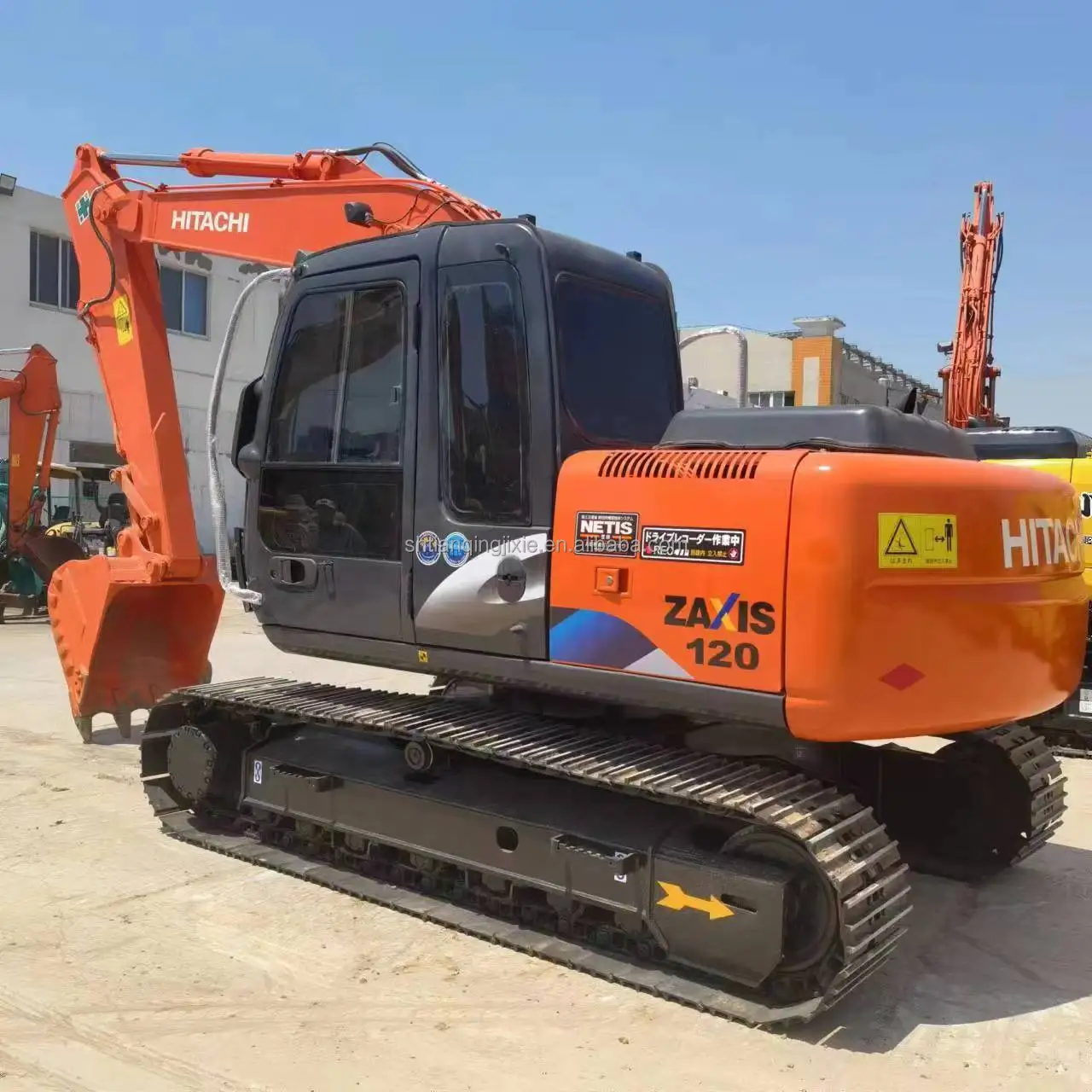 High Performance Used Hitachi EX120 Excavator 12 TON Capacity Japan Used ZX120 Crawler Excavator with Isuzu Engine & Motor