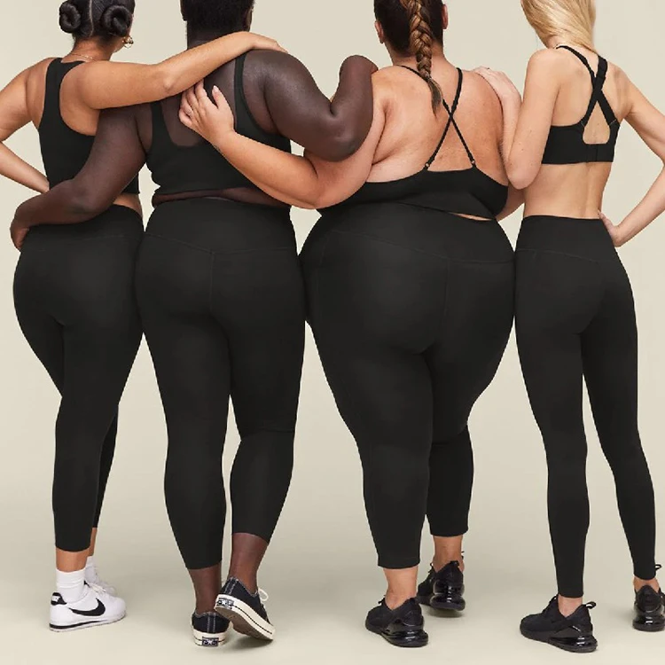 2024 hight quality newest gym fitness sets breathable plus size XL-6XL 4 way stretch yoga set with pocket gym wear women sets