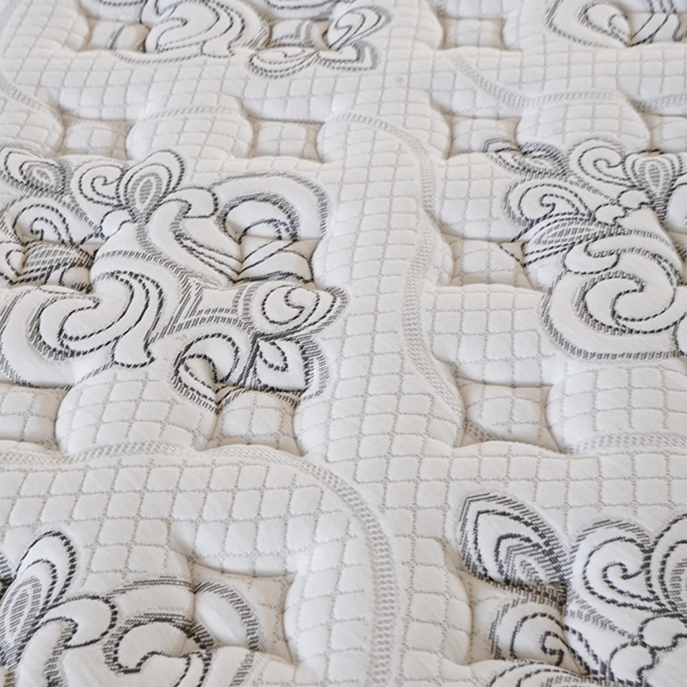 Euro Queen King Size Compress Pocket Spring Gel Memory Foam cooling Bed Mattress  OEM Knit Plush Wool Fabric latex mattresses