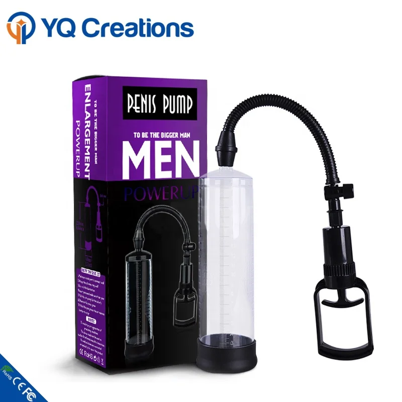 So many colors Big cock man Handsome up Plastic penis pump