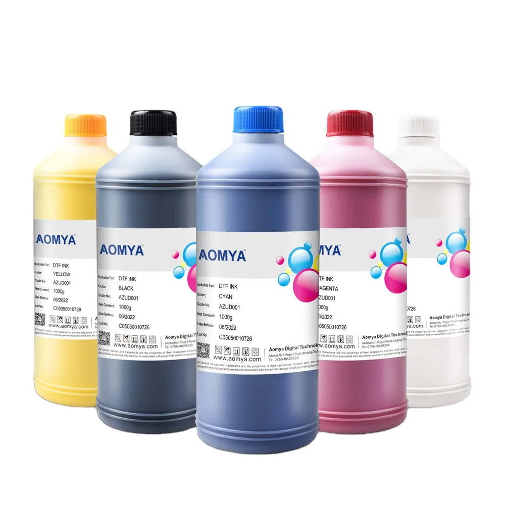 DTF ink Aomya high quality 500ml 1000ml for Epson printer L1800 L805 L810 L1455 L1400 L1300 L1110 L130
