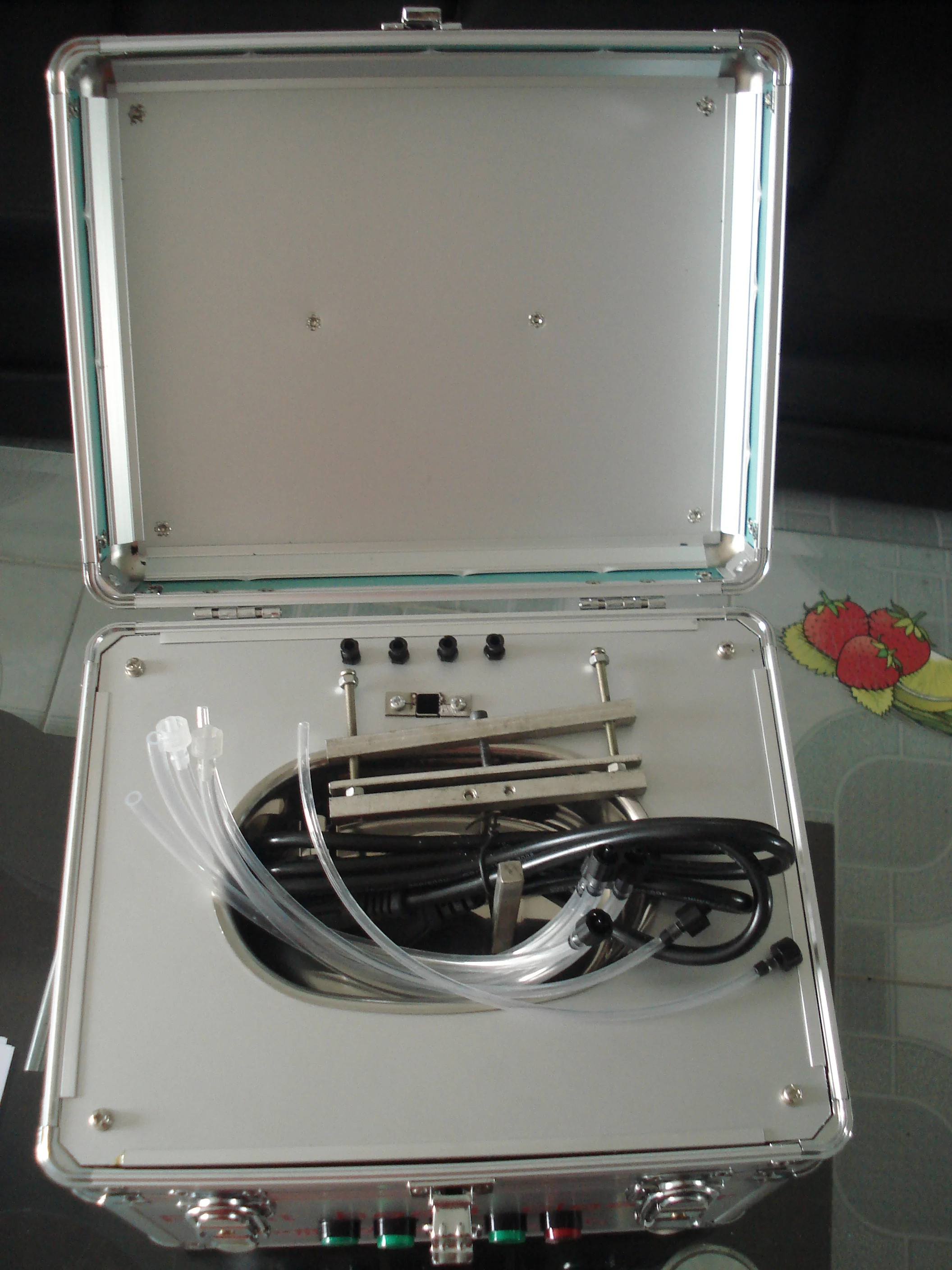 Ultrasonic solvent printhead cleaning machine for konica printer heads