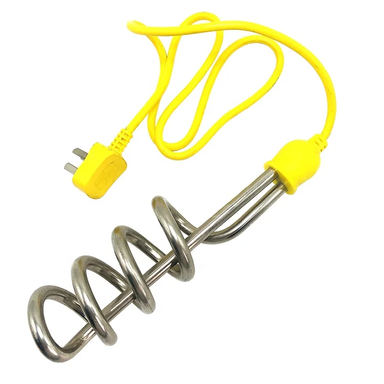 1500 Watt 110V Black Travel Kit Great for Heating Boiling Water Heater Immersion Portable Boiler stainless steel Element Coil