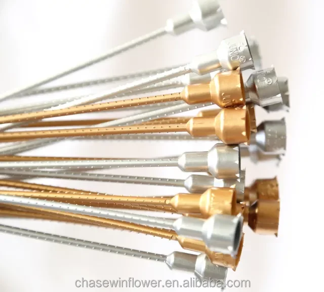 
special preserved flower material colorful plastic rose stem artificial flower stem use to make preserved roses 