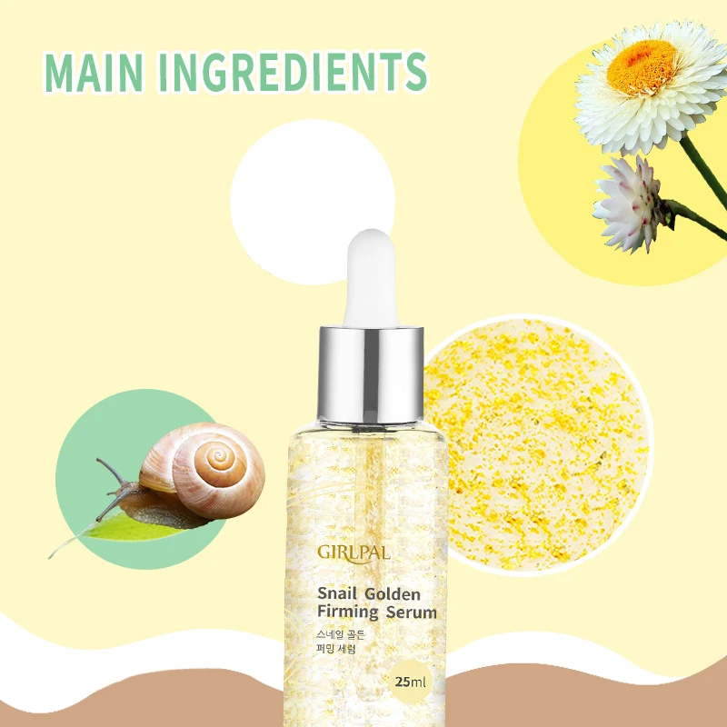  Newest Skin Care Essence Whitening Natura Facial Snail 25Ml Collagen Face