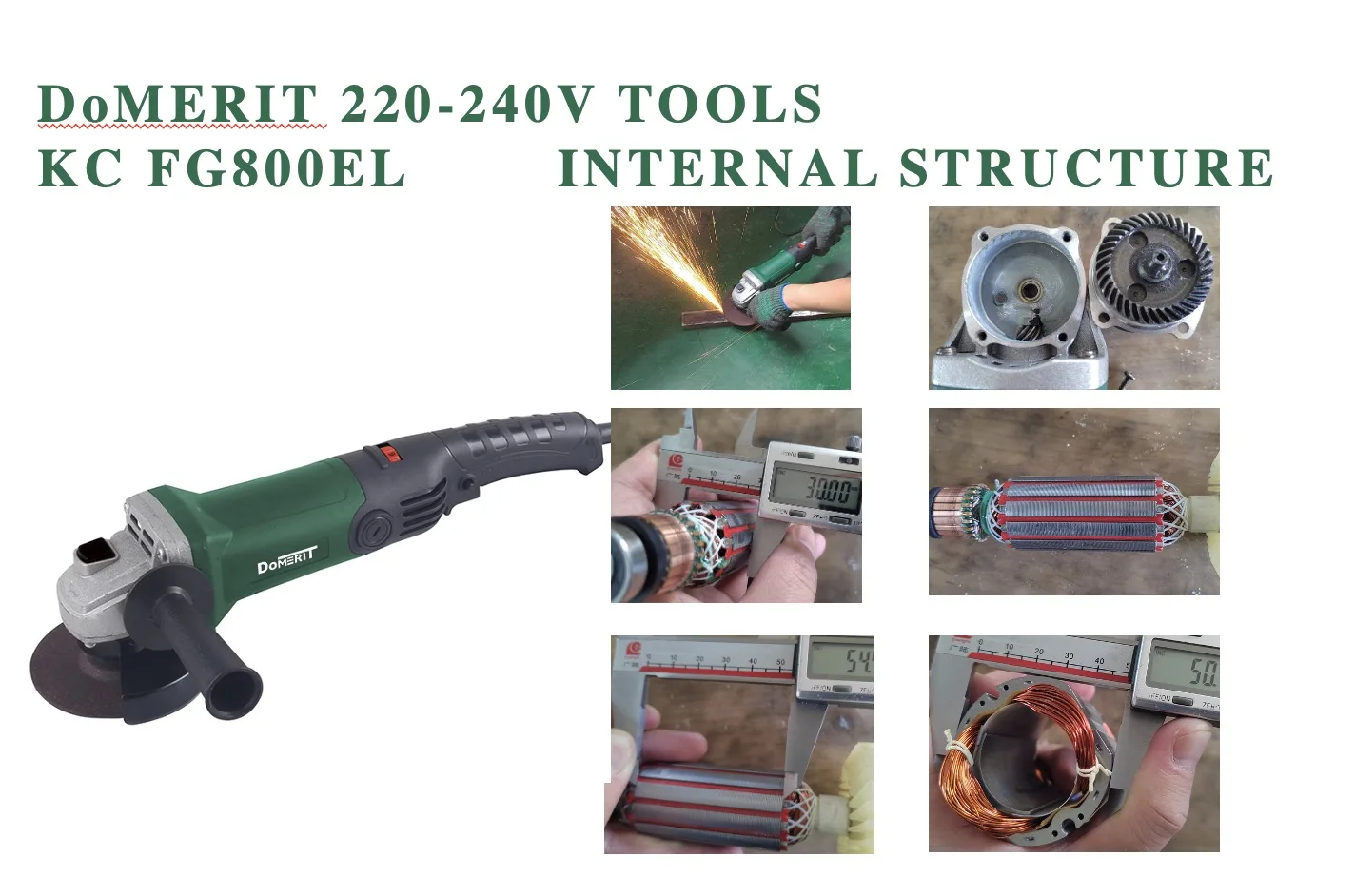 DoMerit Hot Sell Long Handle Angle Grinder Mini Speed Control Angle Grinder With Two Speeds