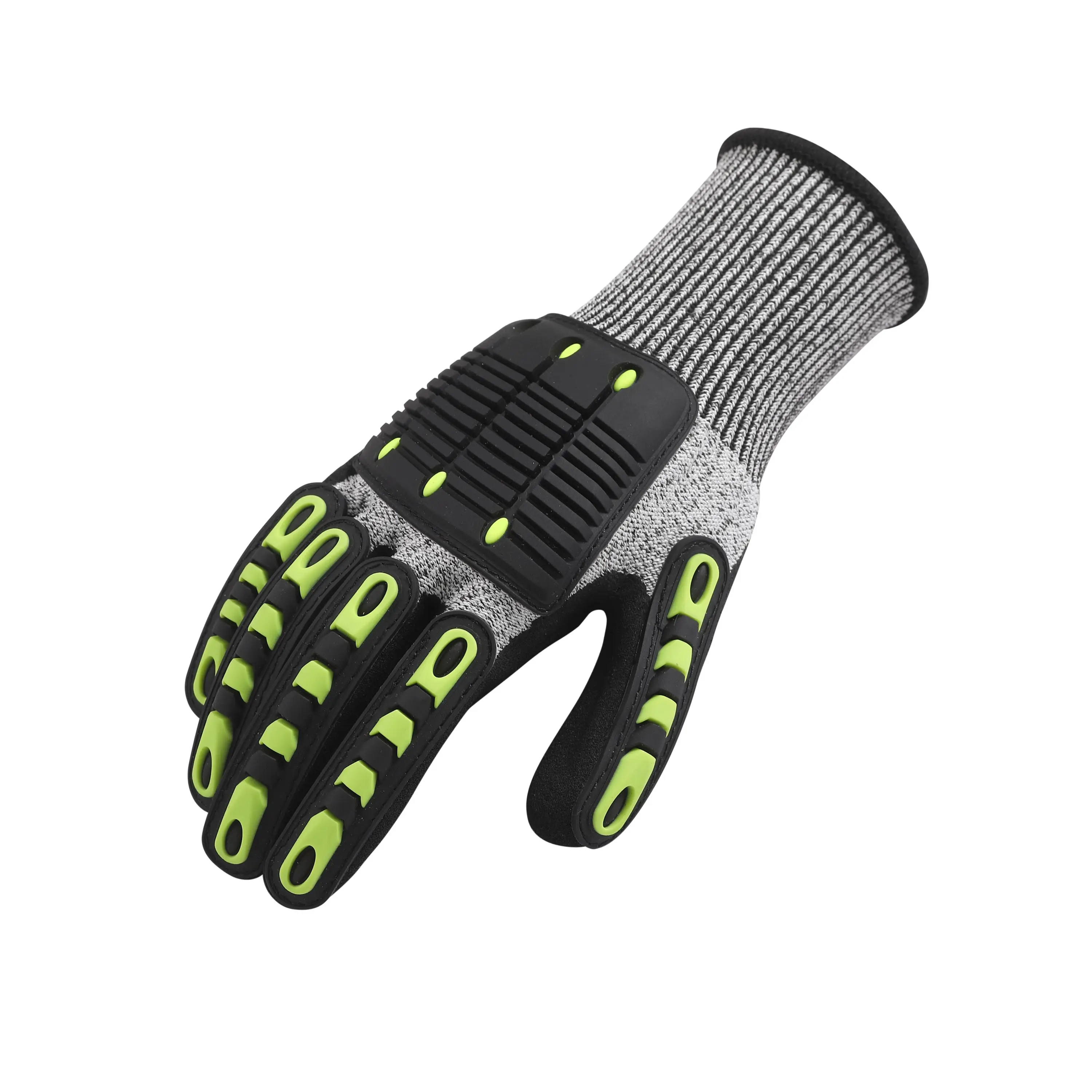 JILI High Performance A9 Cut-Resistant Blue Gloves CE 4X44FP Certified Ideal for Mechanic Work and Industrial Applications