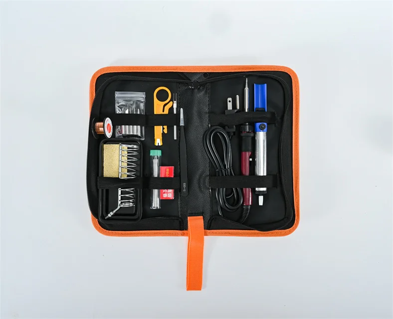 Electric Soldering Irons Kit temperature Regulating electric Iron 80W high power Soldering iron Black kit